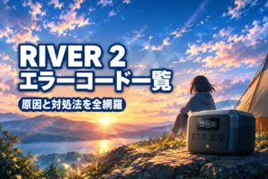 ecoflow river2のエラーコード一覧！原因と対処法を完全網羅